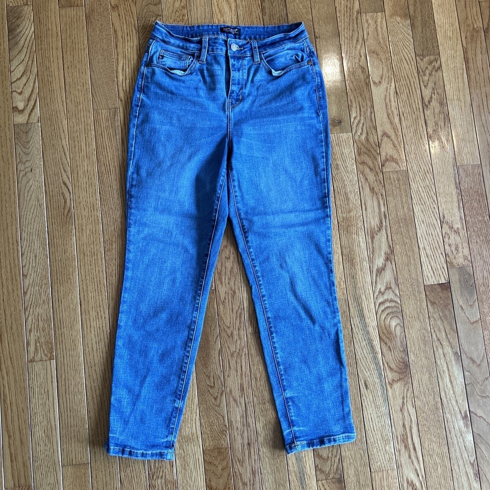 Judy Blue Jeans Womens 7/28 Blue Denim Skinny Fit Casual Stretch